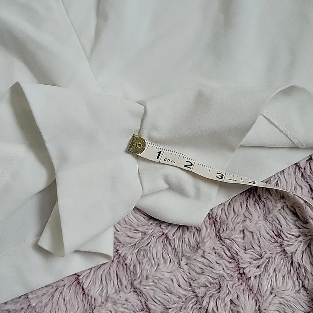 ZARA White NWT Cut Out Sides Tailored Blazer Dress Romper Micro Mini Size Small - Picture 10 of 13